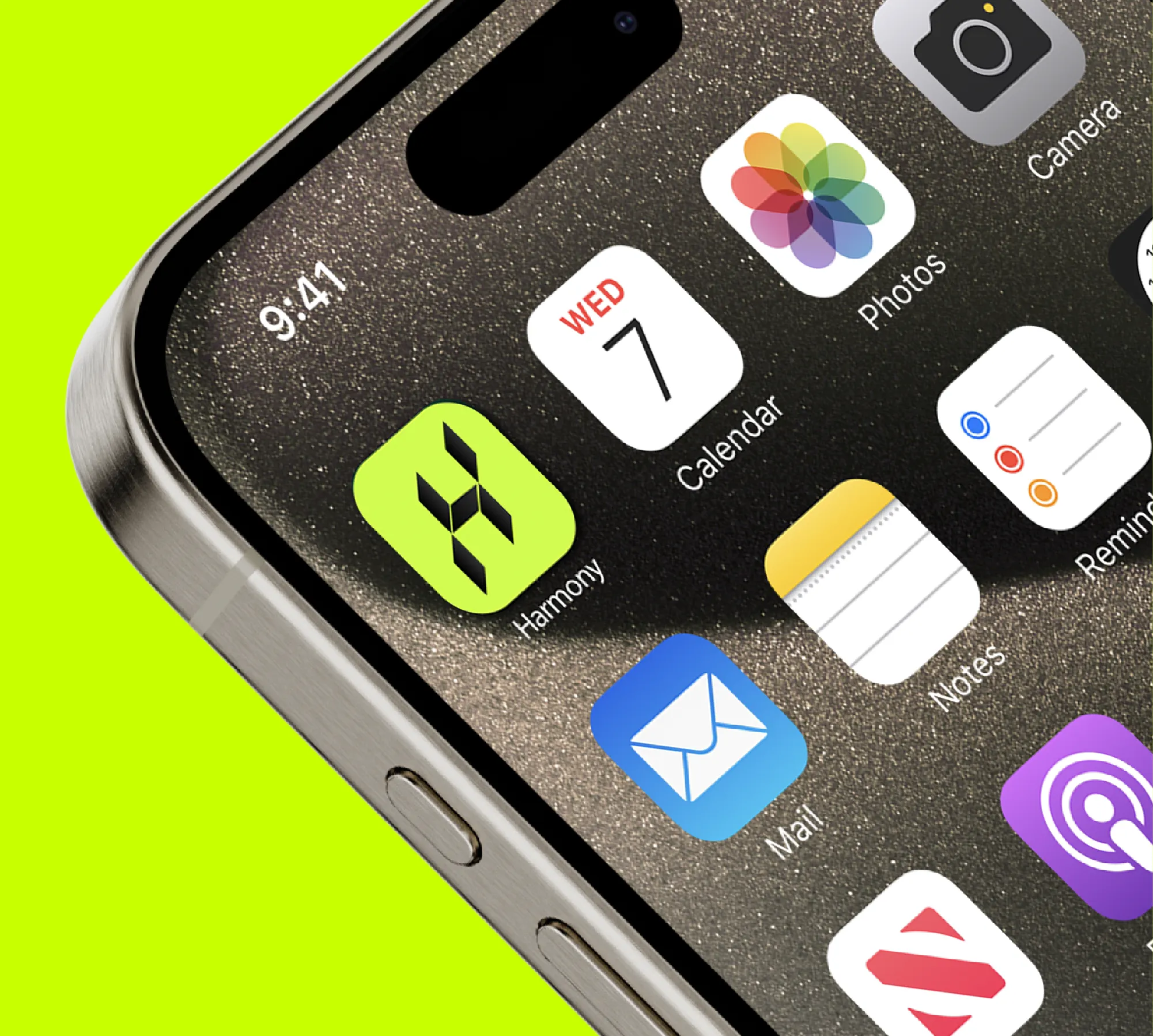 App icon design on iPhone home screen
